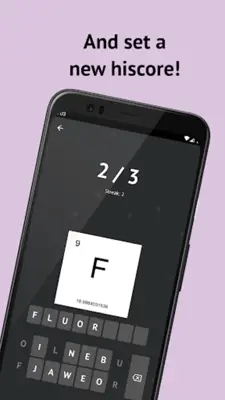 Periodic Table Quiz android App screenshot 0